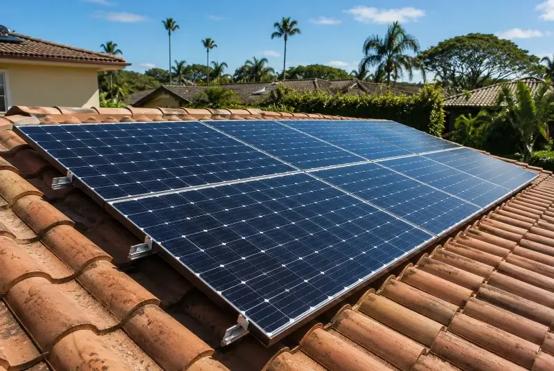 Installation de panneaux solaires à Arboucave